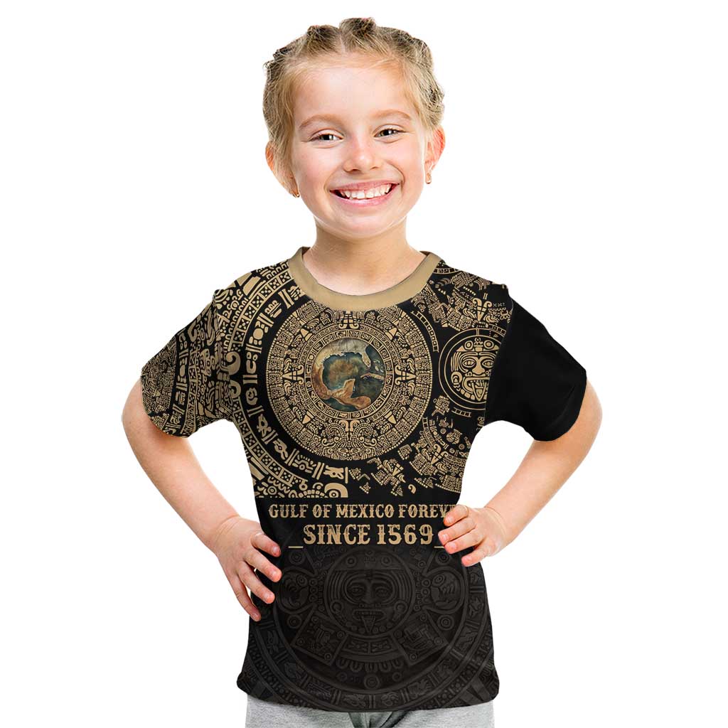 Gulf of Mexico Personalized Kid T Shirt Since 1569 Aztec Vingtage