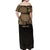 Gulf of Mexico Personalized Off Shoulder Maxi Dress Since 1569 Aztec Vingtage