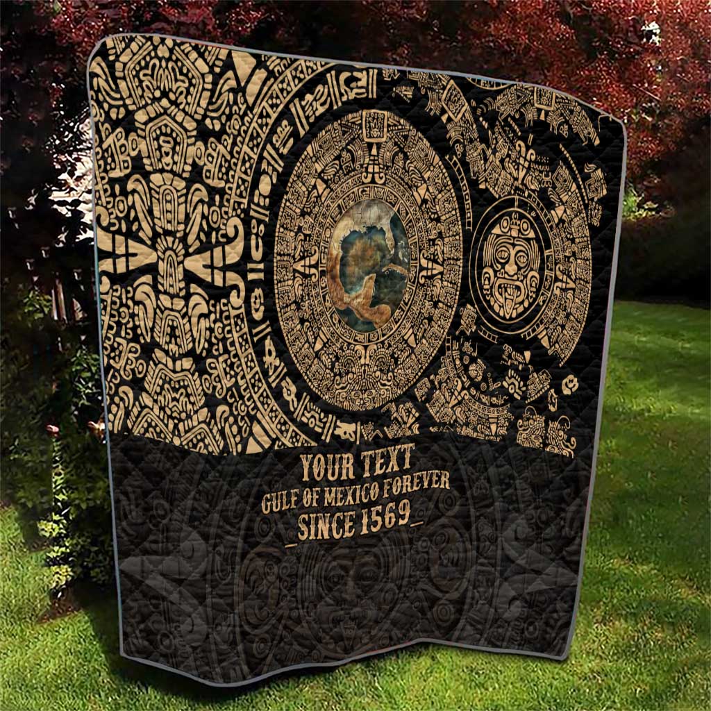 Gulf of Mexico Personalized Quilt Since 1569 Aztec Vingtage