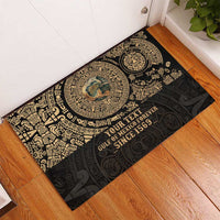Gulf of Mexico Personalized Rubber Doormat Since 1569 Aztec Vingtage