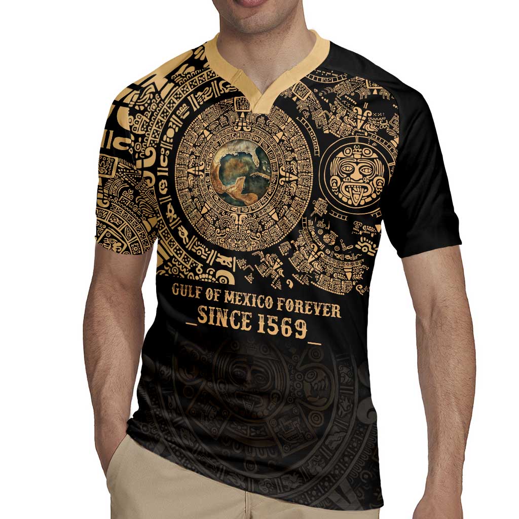 Gulf of Mexico Personalized Rugby Jersey Since 1569 Aztec Vingtage