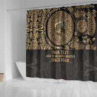 Gulf of Mexico Personalized Shower Curtain Since 1569 Aztec Vingtage