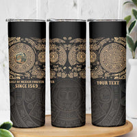 Gulf of Mexico Personalized Skinny Tumbler Since 1569 Aztec Vingtage