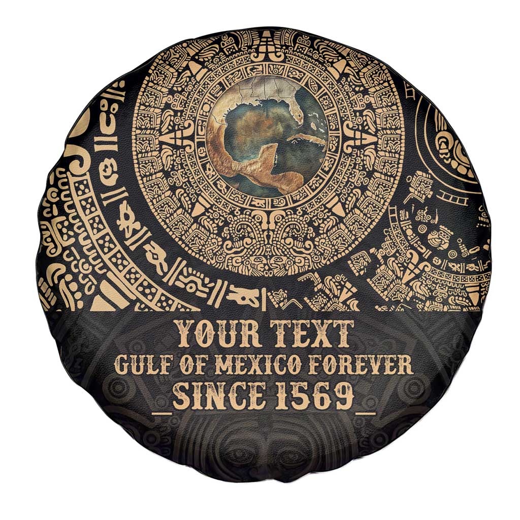 Gulf of Mexico Personalized Spare Tire Cover Since 1569 Aztec Vingtage