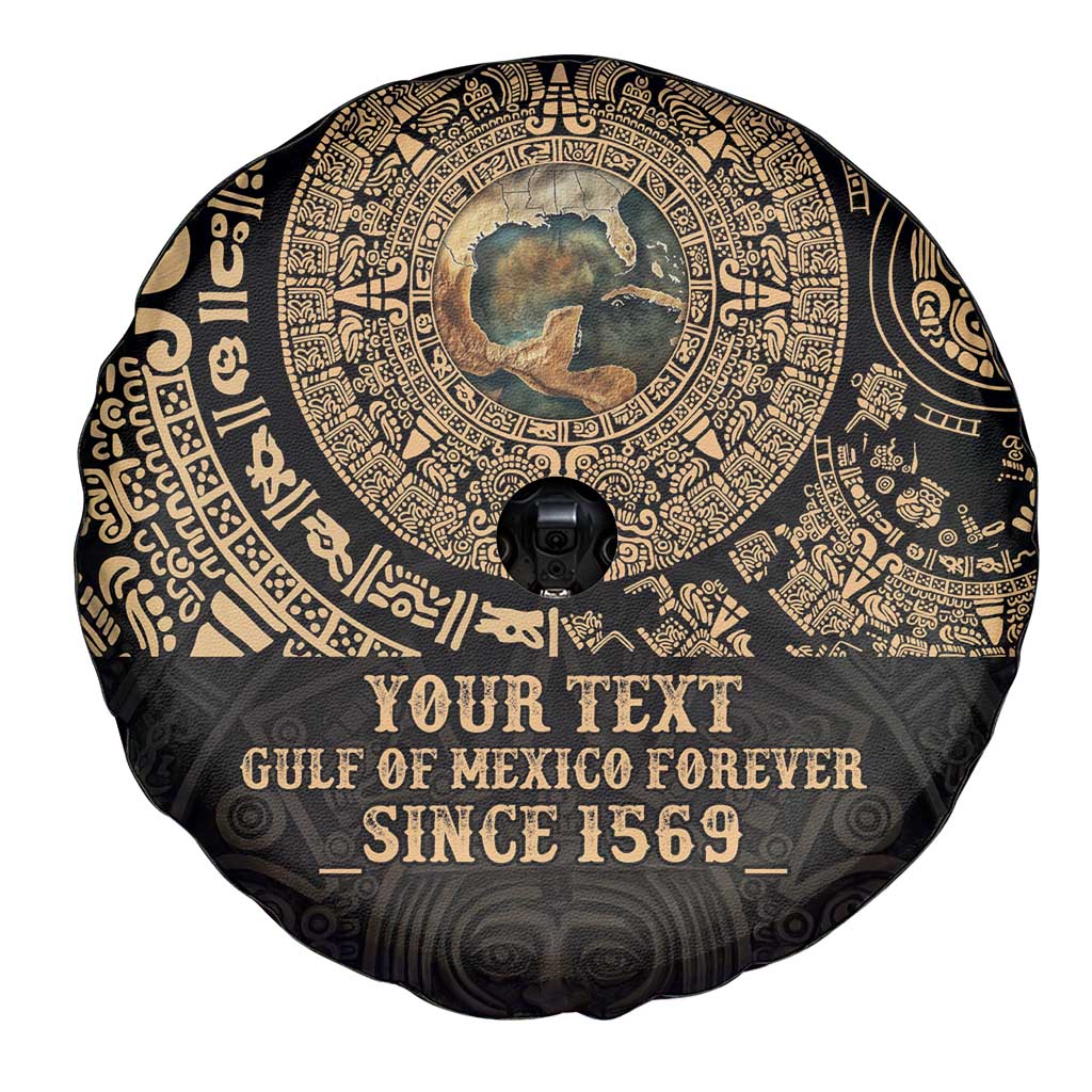 Gulf of Mexico Personalized Spare Tire Cover Since 1569 Aztec Vingtage