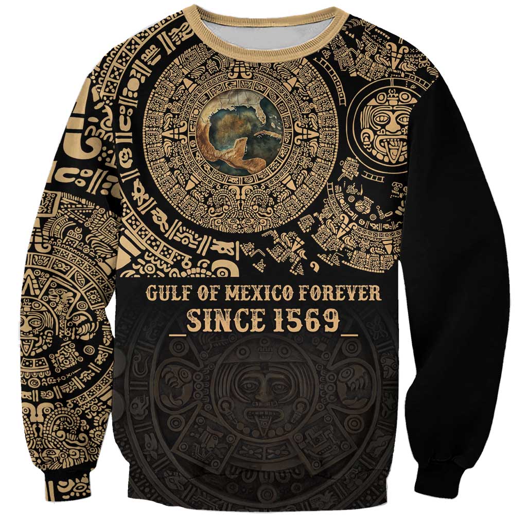 Gulf of Mexico Personalized Sweatshirt Since 1569 Aztec Vingtage