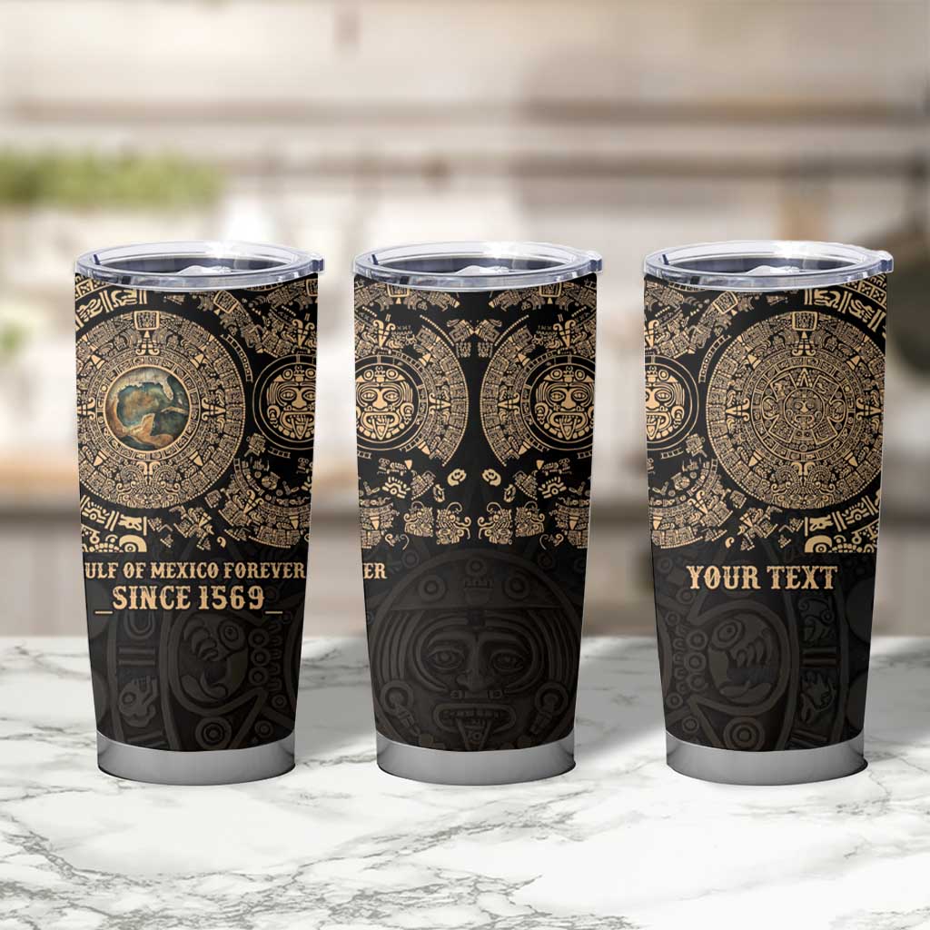 Gulf of Mexico Personalized Tumbler Cup Since 1569 Aztec Vingtage