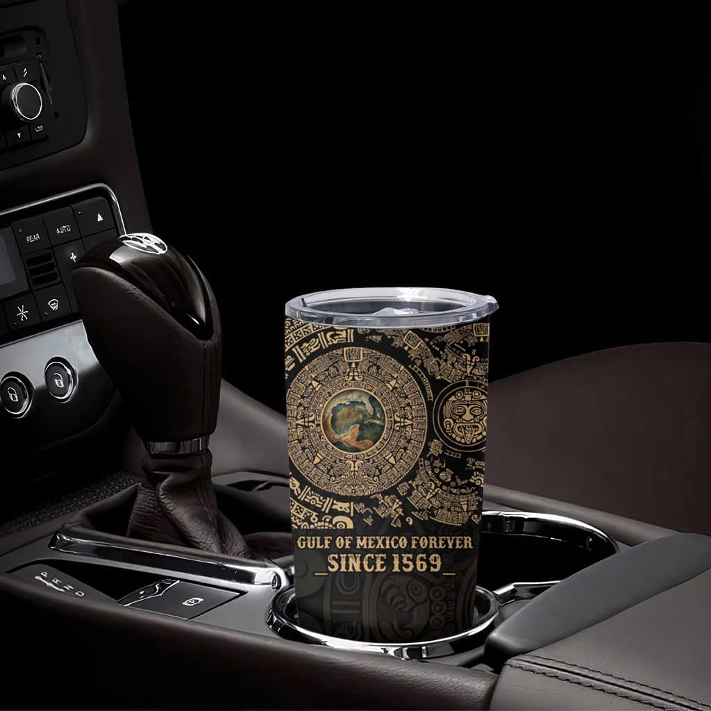 Gulf of Mexico Personalized Tumbler Cup Since 1569 Aztec Vingtage