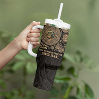 Gulf of Mexico Personalized Tumbler With Handle Since 1569 Aztec Vingtage