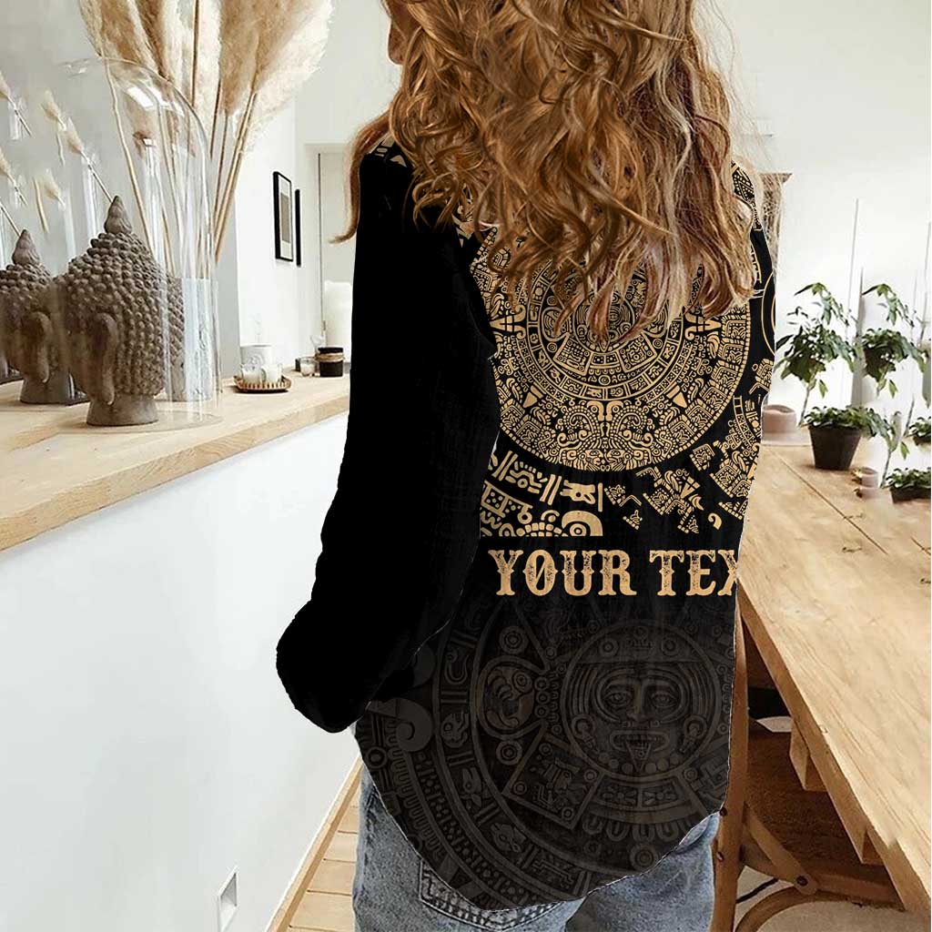 Gulf of Mexico Personalized Women Casual Shirt Since 1569 Aztec Vingtage