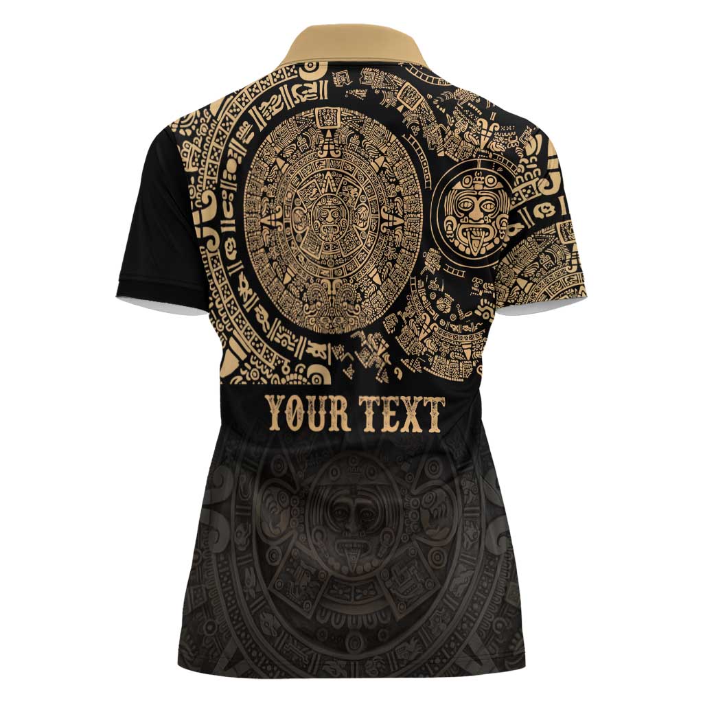 Gulf of Mexico Personalized Women Polo Shirt Since 1569 Aztec Vingtage