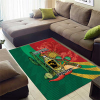Gulf of Mexico Since 1672 Personalized Area Rug Mexican Tequila and Tacos
