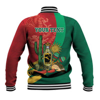 Gulf of Mexico Since 1672 Personalized Baseball Jacket Mexican Tequila and Tacos