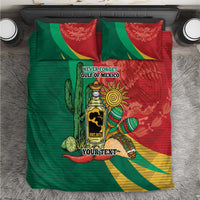 Gulf of Mexico Since 1672 Personalized Bedding Set Mexican Tequila and Tacos
