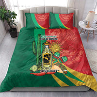 Gulf of Mexico Since 1672 Personalized Bedding Set Mexican Tequila and Tacos