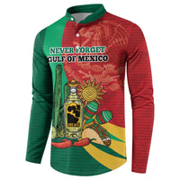 Gulf of Mexico Since 1672 Personalized Button Sweatshirt Mexican Tequila and Tacos