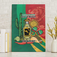 Gulf of Mexico Since 1672 Personalized Canvas Wall Art Mexican Tequila and Tacos
