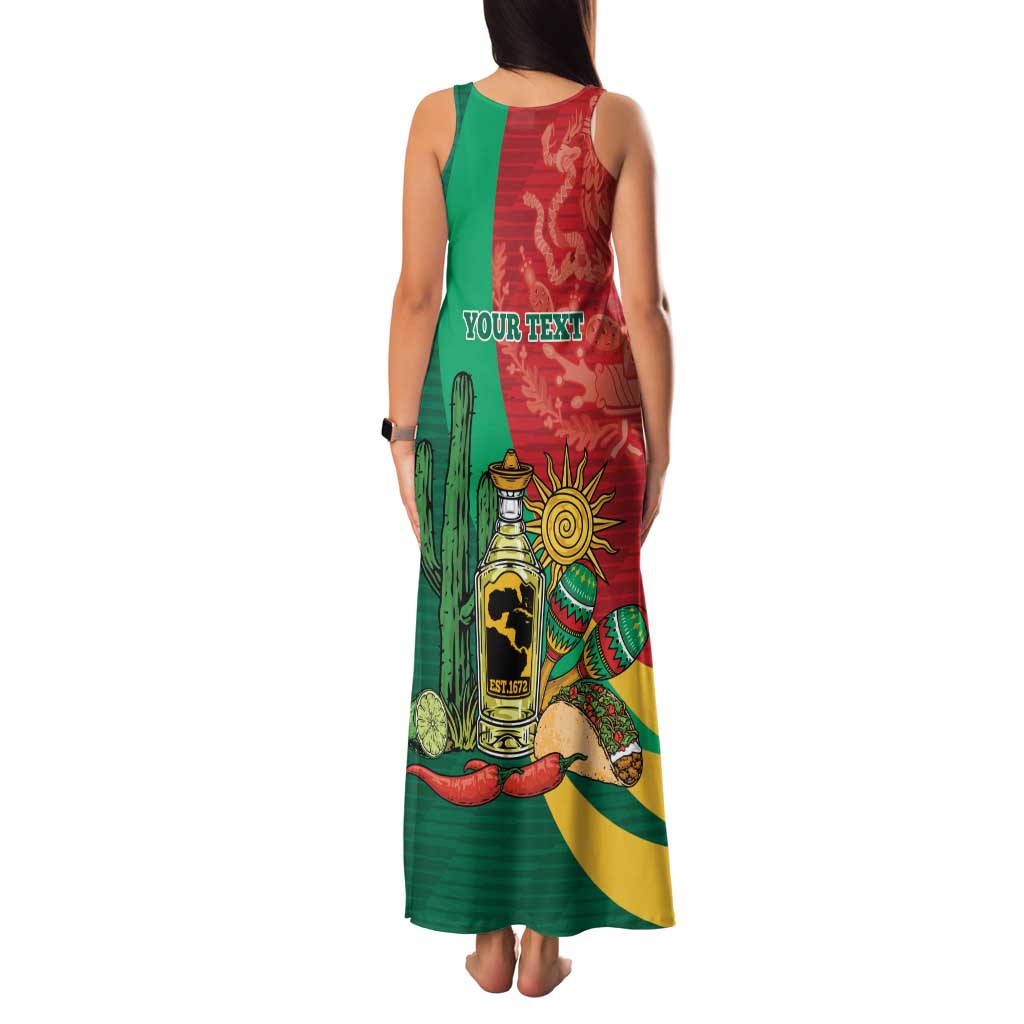 Gulf of Mexico Since 1672 Personalized Family Matching Tank Maxi Dress and Hawaiian Shirt Mexican Tequila and Tacos