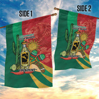 Gulf of Mexico Since 1672 Personalized Garden Flag Mexican Tequila and Tacos