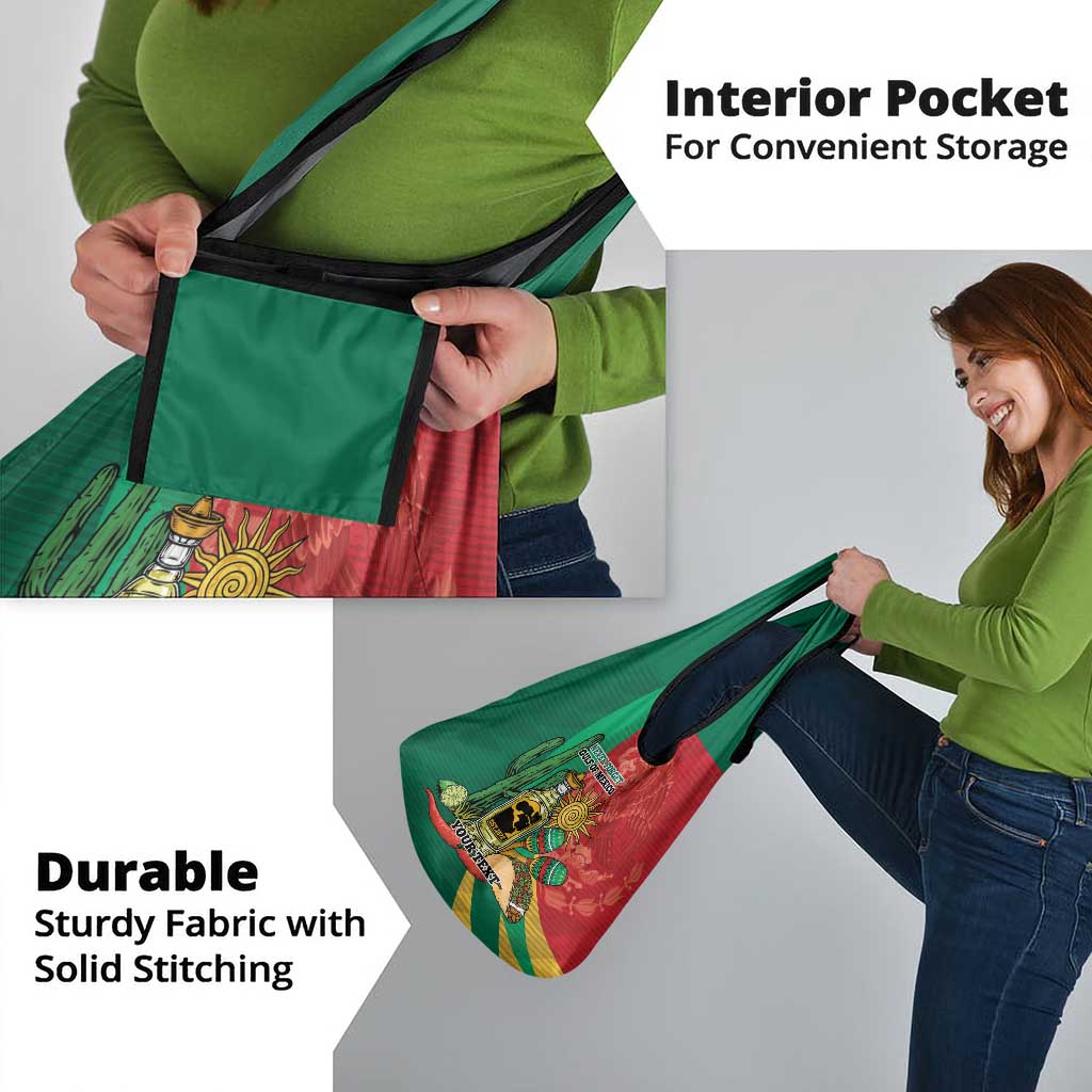 Gulf of Mexico Since 1672 Personalized Grocery Bag Mexican Tequila and Tacos