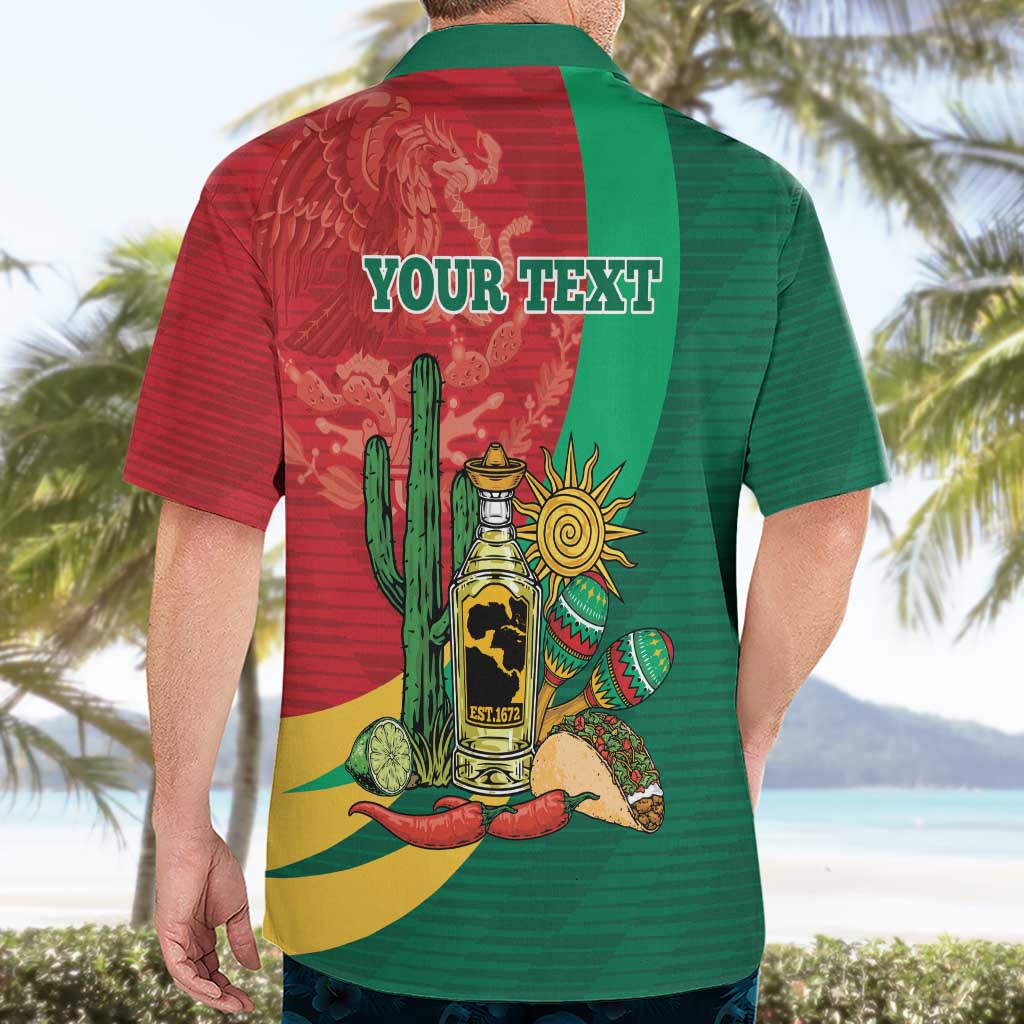 Gulf of Mexico Since 1672 Personalized Hawaiian Shirt Mexican Tequila and Tacos