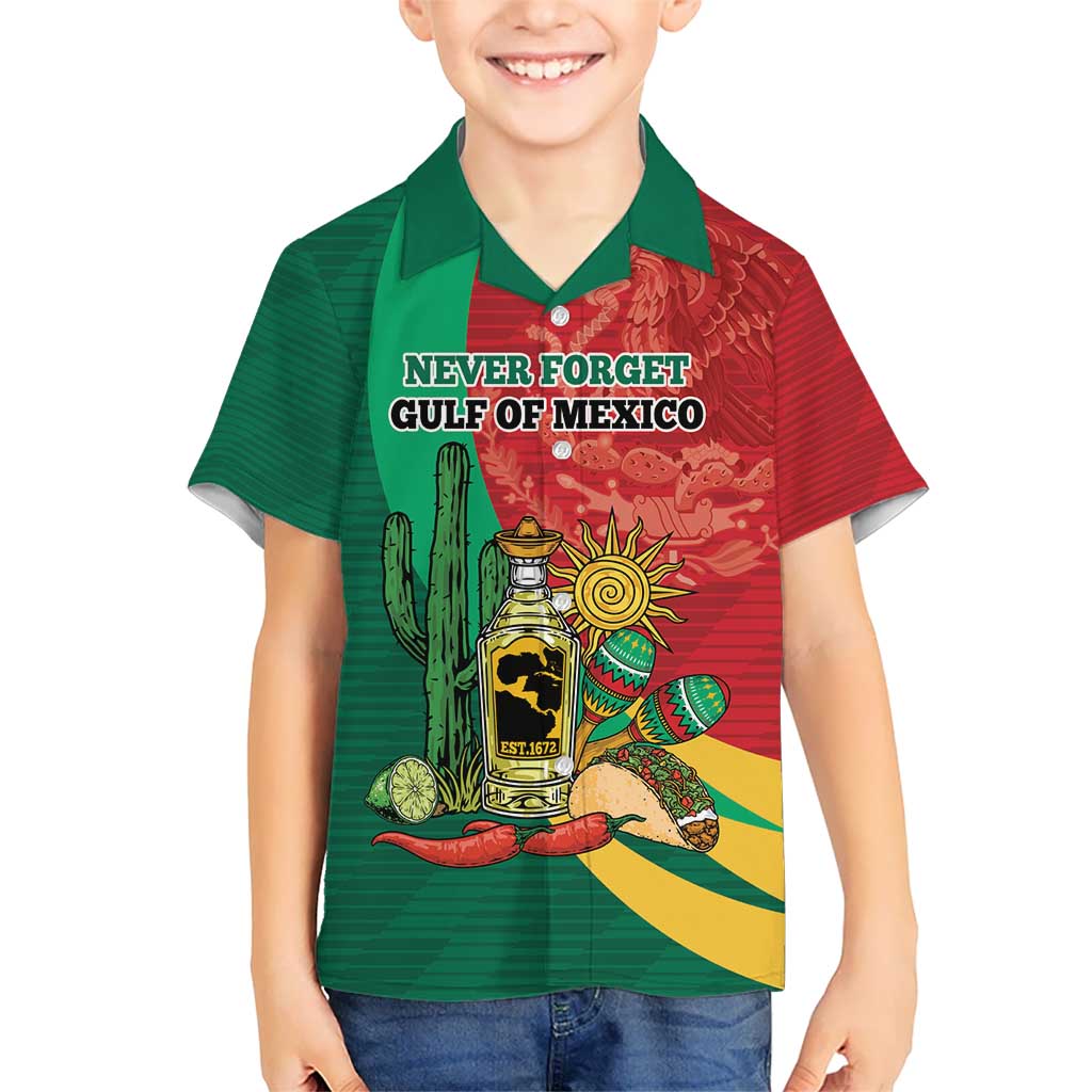 Gulf of Mexico Since 1672 Personalized Hawaiian Shirt Mexican Tequila and Tacos