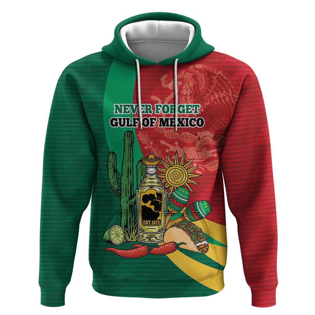 Gulf of Mexico Since 1672 Personalized Hoodie Mexican Tequila and Tacos