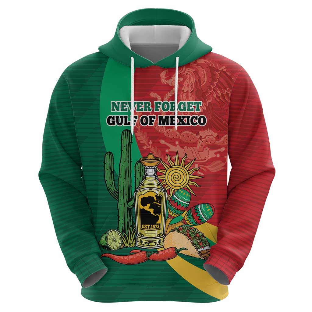 Gulf of Mexico Since 1672 Personalized Hoodie Mexican Tequila and Tacos