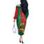 Gulf of Mexico Since 1672 Personalized Off The Shoulder Long Sleeve Dress Mexican Tequila and Tacos