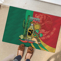 Gulf of Mexico Since 1672 Personalized Rubber Doormat Mexican Tequila and Tacos
