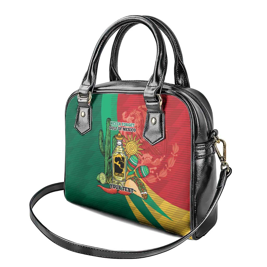 Gulf of Mexico Since 1672 Personalized Shoulder Handbag Mexican Tequila and Tacos