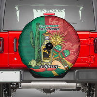 Gulf of Mexico Since 1672 Personalized Spare Tire Cover Mexican Tequila and Tacos