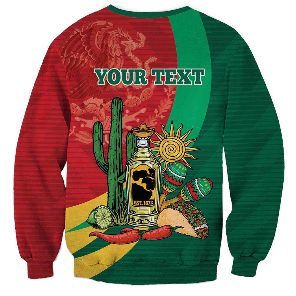 Gulf of Mexico Since 1672 Personalized Sweatshirt Mexican Tequila and Tacos