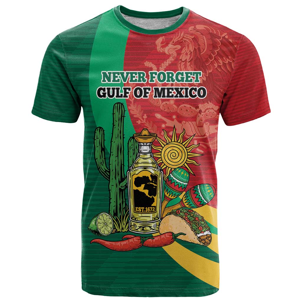 Gulf of Mexico Since 1672 Personalized T Shirt Mexican Tequila and Tacos