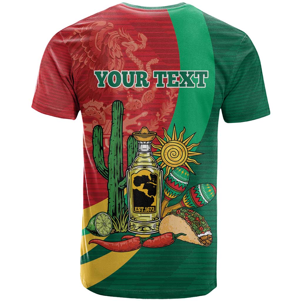 Gulf of Mexico Since 1672 Personalized T Shirt Mexican Tequila and Tacos