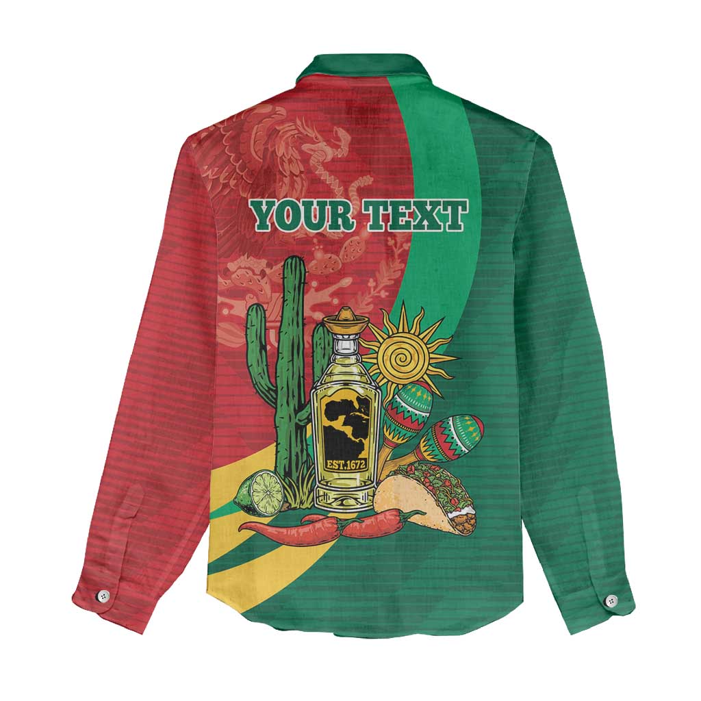 Gulf of Mexico Since 1672 Personalized Women Casual Shirt Mexican Tequila and Tacos