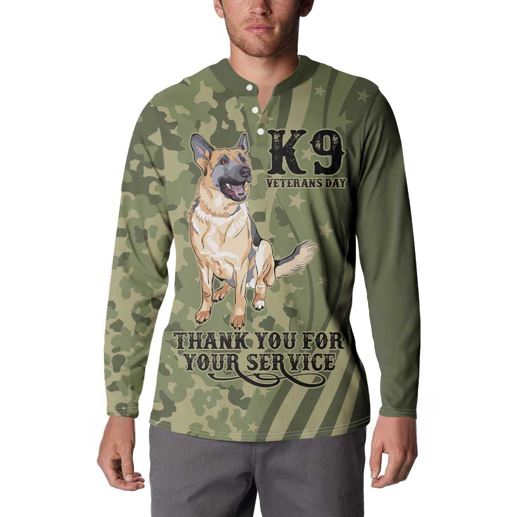 United States Canine Personalized Button Sweatshirt USA Military K9s Camouflage