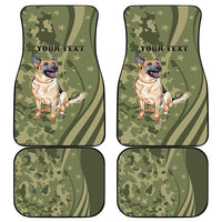 United States Canine Personalized Car Mats USA Military K9s Camouflage