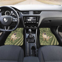 United States Canine Personalized Car Mats USA Military K9s Camouflage