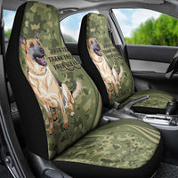 United States Canine Personalized Car Seat Cover USA Military K9s Camouflage