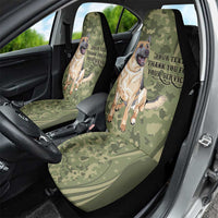 United States Canine Personalized Car Seat Cover USA Military K9s Camouflage