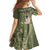 United States Canine Personalized Family Matching Summer Maxi Dress and Hawaiian Shirt USA Military K9s Camouflage