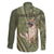 United States Canine Personalized Family Matching Summer Maxi Dress and Hawaiian Shirt USA Military K9s Camouflage