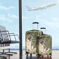 United States Canine Personalized Luggage Cover USA Military K9s Camouflage