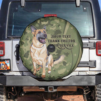 United States Canine Personalized Spare Tire Cover USA Military K9s Camouflage
