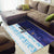 Argentina Football Custom Area Rug Vamos La Albiceleste Half Version