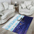 Argentina Football Custom Area Rug Vamos La Albiceleste Half Version