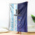 Argentina Football Custom Blanket Vamos La Albiceleste Half Version