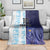 Argentina Football Custom Blanket Vamos La Albiceleste Half Version