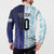 Argentina Football Custom Button Sweatshirt Vamos La Albiceleste Half Version